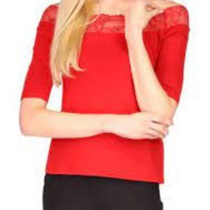 MICHAEL Michael Kors Lace Trim Top Brand New Large